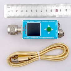 RF Power Meter V11 & 6GHz Spectrum Analyzer (Main Unit + Type-C Cable + Data Cable + SMA Adapter)