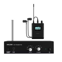 ANLEON S2D 560-596MHz Stereo Digital In-Ear Wireless Monitor System RF Transmitter and Receiver Kit