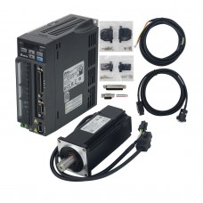 Delta 400W ECMA-C20604RS Servo Motor + ASD-B2-0421-B Motor Driver + Power Cable + 3M/9.8FT Encoder Cable