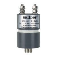 BAL-451 9:1 Balun Balance to Unbalance Transformer for Shortwave Antenna with Low Attenuation Loss for BH4DDF