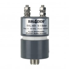 BAL-451 9:1 Balun Balance to Unbalance Transformer for Shortwave Antenna with Low Attenuation Loss for BH4DDF