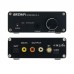 Black Power Amplifier HiFi Bluetooth Receiver ES9038 DAC Audio Decoder with 2 Upgraded 1612 Operational Amplifier