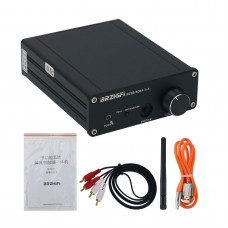 Black Power Amplifier HiFi Bluetooth Receiver ES9038 DAC Audio Decoder with 2 Upgraded 1612 Operational Amplifier