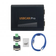 USBCAN-Pro USBCANPro USB to CAN Adapter USB CAN Analyzer w/ Black Shell Enables High Performance CAN