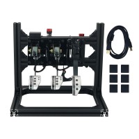 Simplayer Black Hydraulic Pedal Racing Pedals Simulator for Drifting Games Direct Drive Alpha Mini