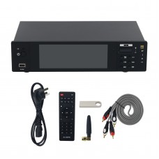 Black High-end Version P80 HiFi Digital Lossless Audio Player Decoder 2-IN-1 Dual Core ES9068AS DAC with 4xR2 Op Amp