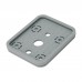 5pcs Top Suction Plates Rubber Suction Pad (140mmx115mmx17mm with 3 Holes) for Vacuum Blocks