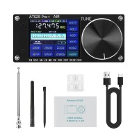 HAMGEEK ATS25 Pro+ FM SW SSB MW LW AIR SDR Receiver Aviation Band Receiver Supports Bluetooth Wifi