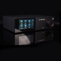 Black Advanced Version DC-8 Dual ES9068AS HiFi Audio Decoder 4PCS MUSIC R2 Op Amp Bluetooth5.3 with 4.3-inch IPS Screen