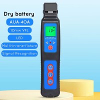 Dry Battery Version AUA-40A 800-1700nm Optical Fiber Identifier 10mW Output Power Visual Fault Locator