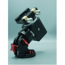 Black JUWEI 14 Harmonic Equatorial Mount 8KG Load Capacity Support 3/8 Tripod for Astronomical Telescope Accessory