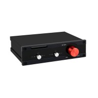 SE-BAL Black HIFI Fully Balanced Audio Switcher Passive Preamplifier Volume Controller w/ 2 IN 2 OUT