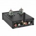 BX1 Hifi Bluetooth Tube Preamplifier Tube Preamp (Black) w/ GE5654W Tubes for Amps & Active Speakers