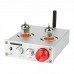 BX1 Hifi Bluetooth Tube Preamplifier Tube Preamp (Silver) w/ GE5654W Tubes for Amps Active Speakers