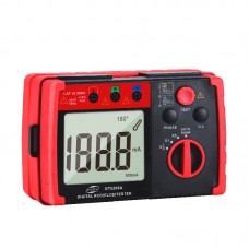 GT5206A RCD Tester (ELCB) Tester Residual Current Device Tester w/ AUTO RAMP & Automatic Data Hold