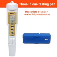 CT-6322 3-in-1 PH Meter Conductivity Meter to Detect PH Value + Conductivity + Temperature for Water