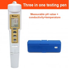 CT-6322 3-in-1 PH Meter Conductivity Meter to Detect PH Value + Conductivity + Temperature for Water