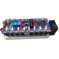 DC1200S-7th DC±50V~±110V 600W+600W Power Amplifier Board Dual Channel 8 Pairs of C5200/A1943 Power Tubes