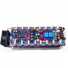 DC1200S-7th DC±50V~±110V 600W+600W Power Amplifier Board Dual Channel 8 Pairs of NJW0281G/NJW0302G Power Tubes