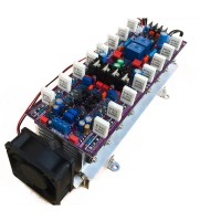 DC1200S-5th DC±50V~±100V 600W+600W Power Amplifier Board Dual Channel 8 Pairs of NJW0281G/NJW0302G Power Tubes