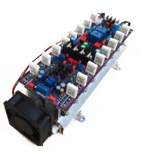 DC1200S-5th DC±50V~±100V 600W+600W Power Amplifier Board Dual Channel 8 Pairs of NJW0281G/NJW0302G Power Tubes