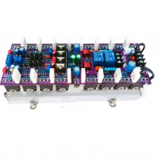 DC1200S-5th DC±50V~±100V 600W+600W Power Amplifier Board Dual Channel 8 Pairs of C5200/A1943 Power Tubes