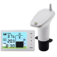 TS-FT005 1-5m Ultrasonic Liquid Level Gauge 4.3-inch Screen IP65 Waterproof without Water Pump Control Box