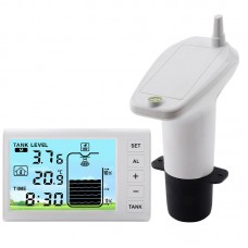 TS-FT005 1-5m Ultrasonic Liquid Level Gauge 4.3-inch Screen IP65 Waterproof without Water Pump Control Box