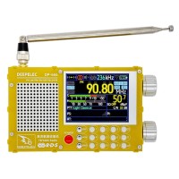 Yellow DP-666 TEF6686 FM/LW/MW/SW Full Band Radio High Sensitivity DSP Receiver Support Secondary Development