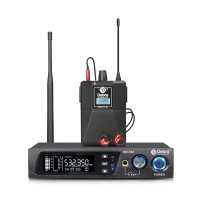 ER-102 Professional Wireless IEM System Bluetooth5.0 UHF 510MHz-580MHz In Ear Monitoring System with 1 Receiver