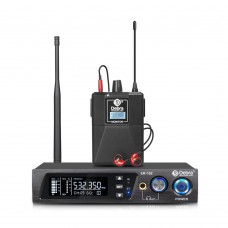 ER-102 Professional Wireless IEM System Bluetooth5.0 UHF 510MHz-580MHz In Ear Monitoring System with 1 Receiver