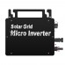 400W Intelligent Solar Grid Micro Inverter Ultra-thin Version 22V-48V MPPT Aluminum Alloy Wide Voltage Inverter