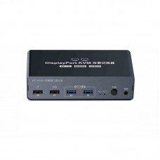 VPFET DP + DP Interface KVM Switch Double Display Working Mode 8K 60Hz UHD Switch Support USB3.0 Expansion