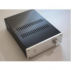 SK3875 Audio Power Amplifier 100W+100W 7293 Chip Fast Dynamic Response Amplifier with Aluminum Alloy Case 220V