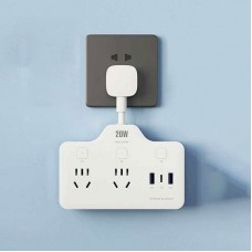 Gosund P8AM Smart Socket Smart Outlet Smart Power Strip Supports 20W Fast Charging for Mijia XiaoAi