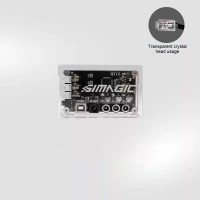 Simagic P2000-HCB Haptic Control Box for P-HPR Haptic Pedal Reactors and Transparent Crystal Head