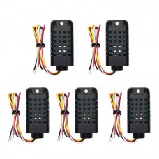 5pcs ASAIR AM2301B Temperature Humidity Sensor Modules for Measuring -40℃ to 80℃ and 0-100%RH