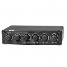 Heareal H2 4 IN 2 OUT Audio Mixer 6.5mm Interface Mono/Stereo Switch Guitar Reverb Effector Audio Distributor