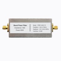 3.65-3.75GHz Bandpass Filter BPF with SMA Female Connector 50ohms Impedance High Quality RF Accessory