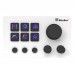 MiraBox Mbox N3E Stream Deck 6-Key Visual Keyboard Wired Custom Keyboard (White) for OBS PS Twitter