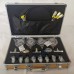 1-60MPa Pressure Gauge Kit w/ 4 Gauges 4 Hoses 10 Test Couplings 4 T-junctions 1 Box for Excavators