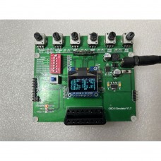 J1939 Simulator OBD II Simulator OBD2 ECU Simulator with 0.96" OLED Screen only for J1939 Protocol