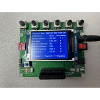 OBD II Simulator ECU Simulator w/ 2.4" TFT Screen (Values Change Automatically & for J1939 Protocol)