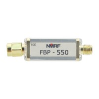 NMRF 550MHz (510-570MHz) Band Pass Filter Ultra-Small RF Bandpass Filter FBP-550 with SMA Connector