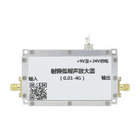 0.01-4G Low Noise Amplifier LNA RF Amplifier 40DB Gain Low Noise Receiver Amp Powered by 9-24V