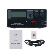 PS30SW VI Radio Switching Power Supply Digital Display LCD Adjustable Voltage 30A with Temperature-control Fan