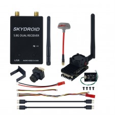 5.8G 2000mW Wireless Video Transmission System FPV TX RX SKYDROID Cellphone Dual-Antenna Receiver