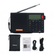 SIHUADON D-808 FM Stereo/LW/MW/SW-SSB AIR RDS Full Band Radio Type-C Interface + 2000mAh Battery