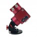 JUWEI-17 Red-black Harmonic Equatorial Mount Narrow Dovetail Groove for Astronomical Telescope Compatible with Theodolite Mode