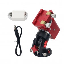 Red JUWEI 14 Harmonic Equatorial Mount 8KG Load Capacity Support 3/8 Tripod for Astronomical Telescope Accessory